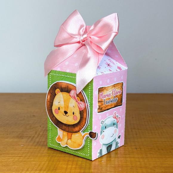 Lembrancinhas Personalizadas Safari Rosa - 15 Pçs - Jl