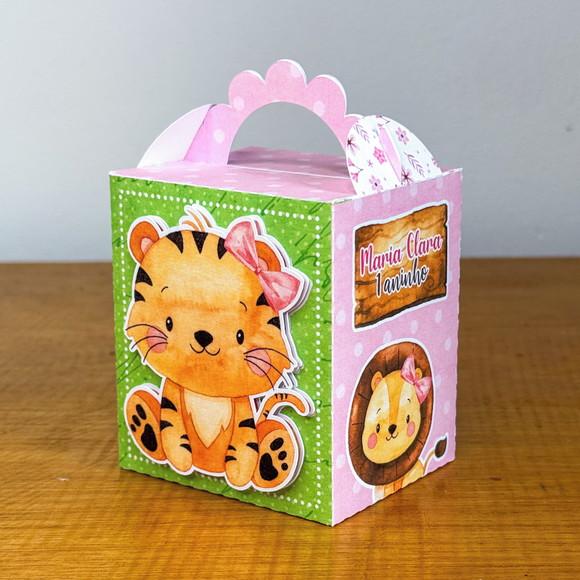 Lembrancinhas Personalizadas Safari Rosa - 20 Pçs - Jl
