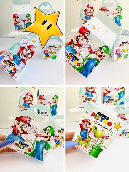 Lembrancinhas Personalizadas Super Mario - 40 Pçs