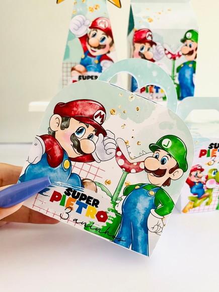 Lembrancinhas Personalizadas Super Mario - 40 Pçs