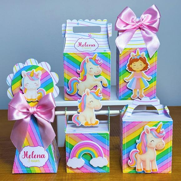 Lembrancinhas Personalizadas Unicornio - 20 Pçs