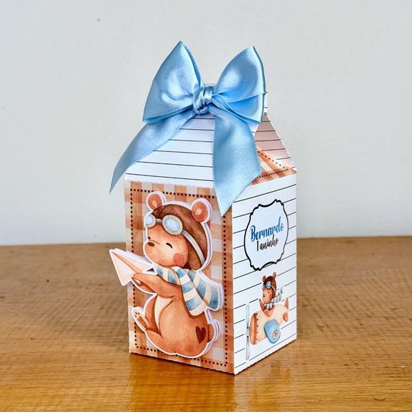 Lembrancinhas Personalizadas Ursinho Aviador - 15 Pçs