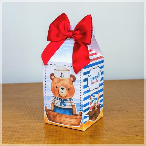 Lembrancinhas Personalizadas Ursinho Marinheiro - 20 Pçs