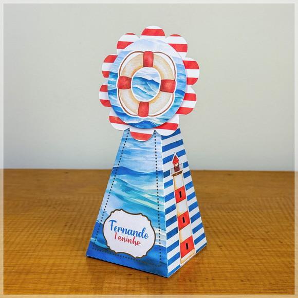 Lembrancinhas Personalizadas Ursinho Marinheiro - 20 Pçs
