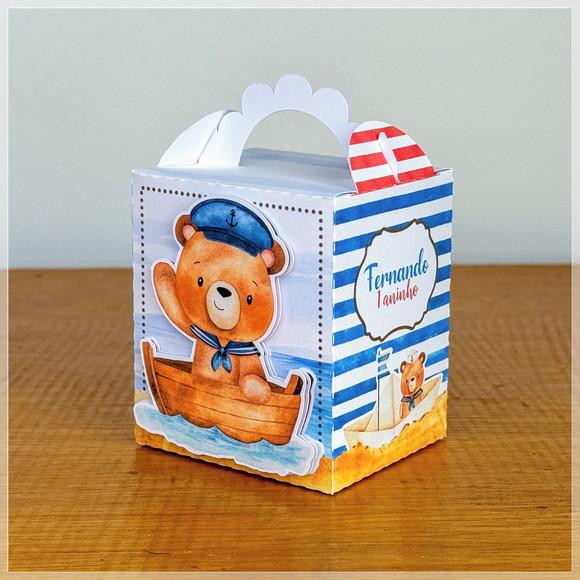 Lembrancinhas Personalizadas Ursinho Marinheiro - 15 Pçs