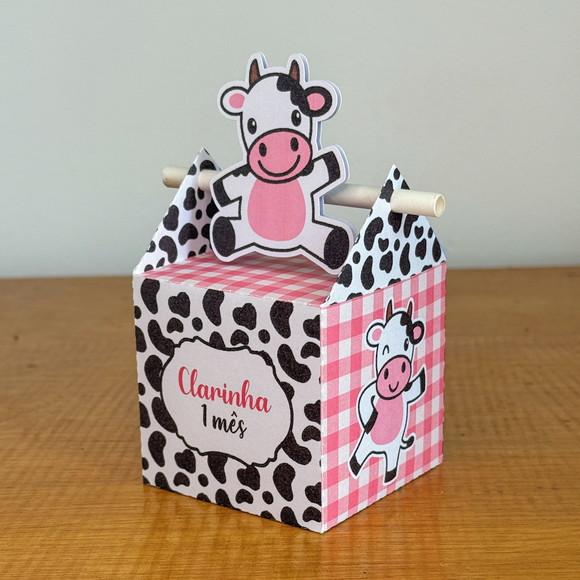 Lembrancinhas Personalizadas Vaquinha - 15 Pçs