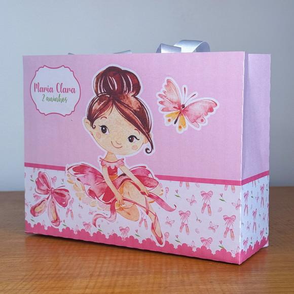 Sacolinha Personalizada Bailarina - 10x15