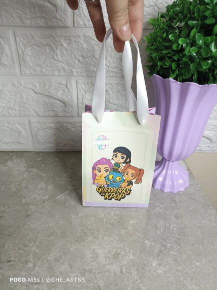 Sacolinha Personalizada Guerreiras K-pop - 10x15
