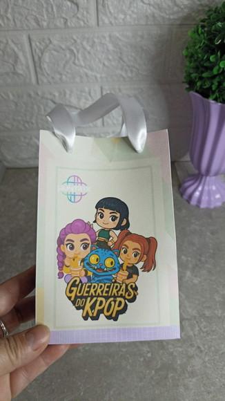 Sacolinha Personalizada Guerreiras K-pop - 10x15