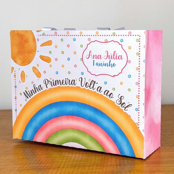 Sacolinha Personalizada Primeira Volta ao Sol - 10x15