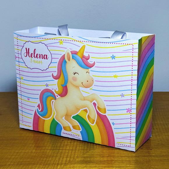 Sacolinha Personalizada Unicornio - 10x15