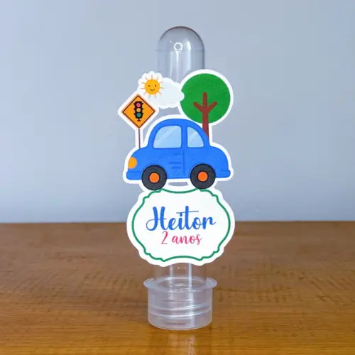 Aplique Personalizado para Tubete - Carros - Jl
