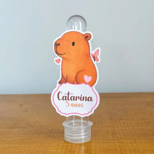Aplique Personalizado para Tubete - Capivara - Jl
