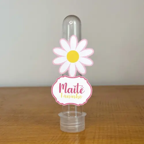 Aplique Personalizado para Tubete - Margaridas - Jl