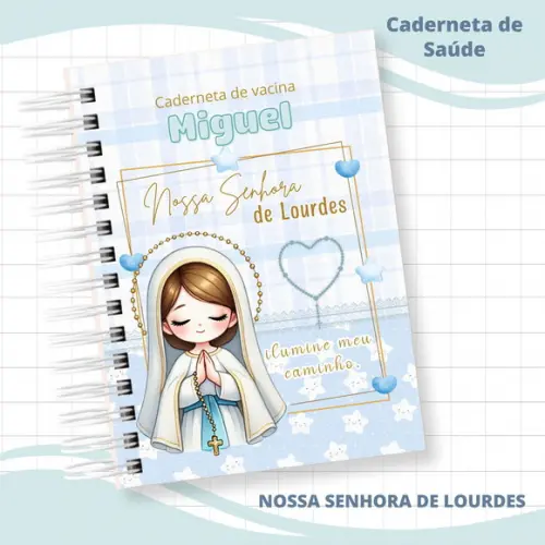 Caderneta de Saude Personalizada - N.s. Lurdes - Menino