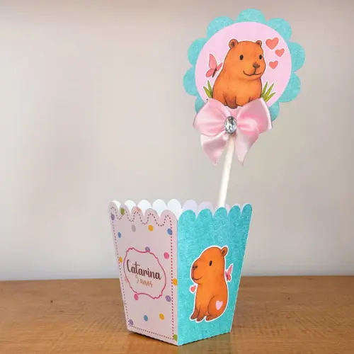 Centro de Mesa Personalizado Capivara