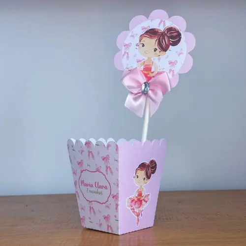 Centro de Mesa Personalizado Bailarina