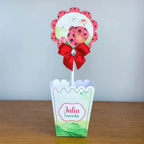 Centro de Mesa Personalizado Joaninha
