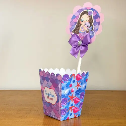 Centro de Mesa Personalizado Sereia