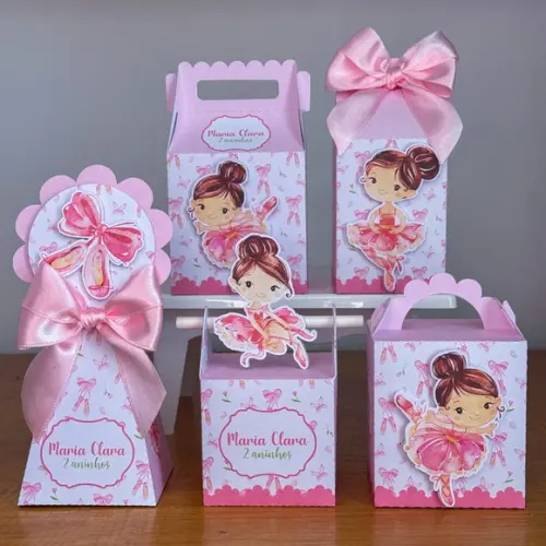 Lembrancinhas Personalizadas Bailarina - 30 Pçs