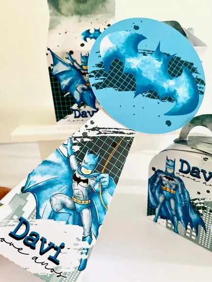 Lembrancinhas Personalizadas Batman - 16 Pçs
