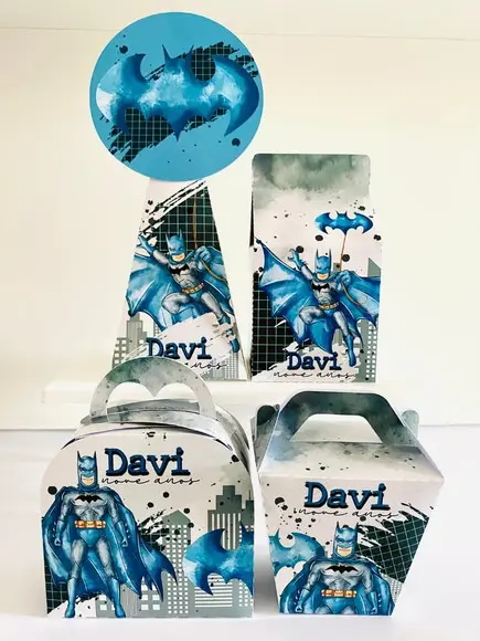 Lembrancinhas Personalizadas Batman - 40 Pçs