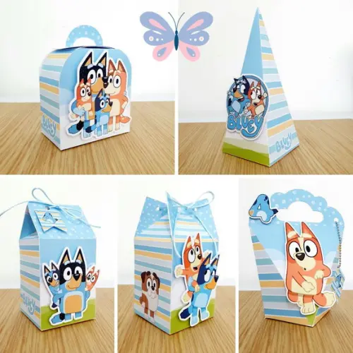 Lembrancinhas Personalizadas Bluey Azul - 15 Pçs - Md
