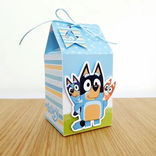 Lembrancinhas Personalizadas Bluey Azul - 15 Pçs - Md