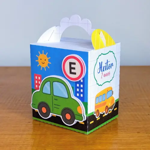Lembrancinhas Personalizadas Carrinhos - 20 Pçs