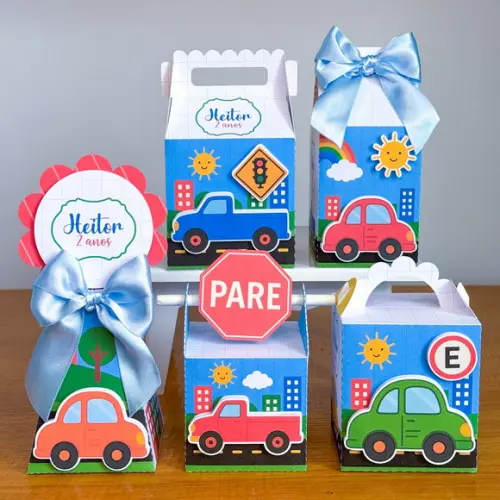 Lembrancinhas Personalizadas Carrinhos - 50 Pçs