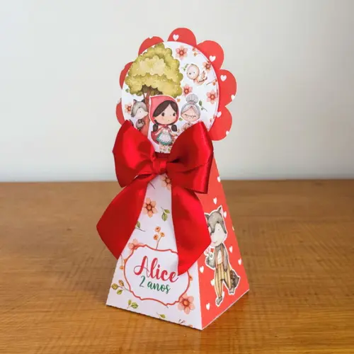 Lembrancinhas Personalizadas Chapeuzinho Vermelho - 15 Pçs