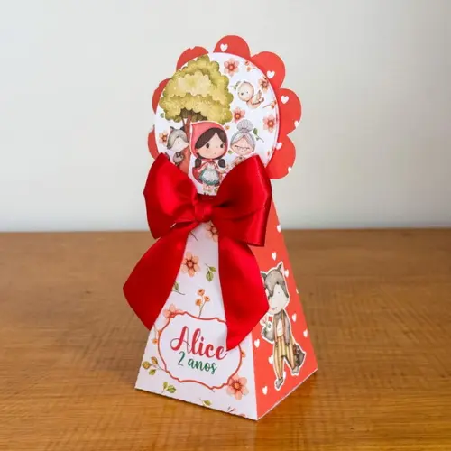 Lembrancinhas Personalizadas Chapeuzinho Vermelho - 40 Pçs