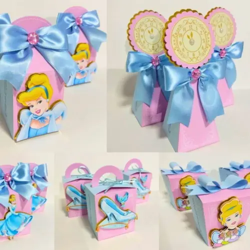 Lembrancinhas Personalizadas Cinderela - 50 Pçs