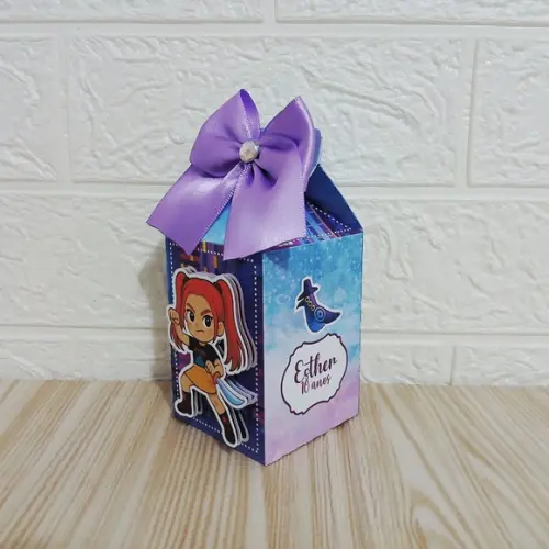 Lembrancinhas Personalizadas Guerreiras do K-pop - 30 Pçs