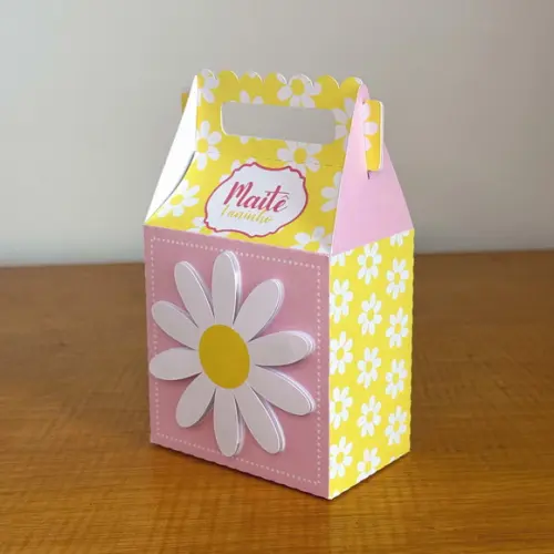 Lembrancinhas Personalizadas Margaridas - 50 Pçs