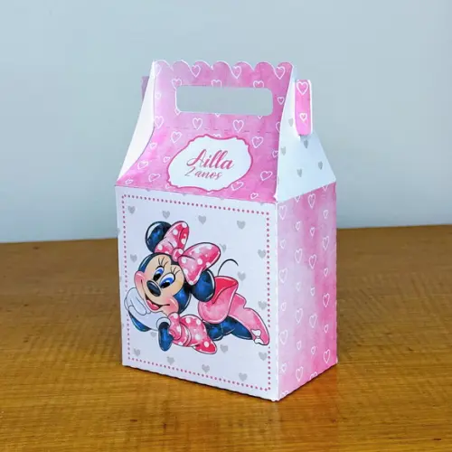Lembrancinhas Personalizadas Minnie - 30 Pçs
