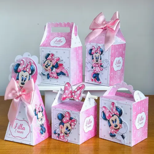 Lembrancinhas Personalizadas Minnie - 40 Pçs