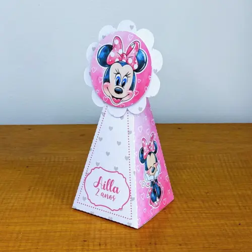 Lembrancinhas Personalizadas Minnie - 50 Pçs