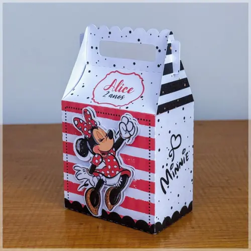 Lembrancinhas Personalizadas Minnie Vermelha - 15 Pçs - Jl