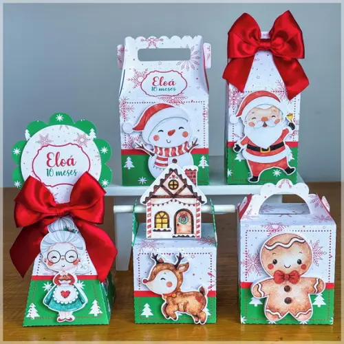 Lembrancinhas Personalizadas Natal - 15 Pçs