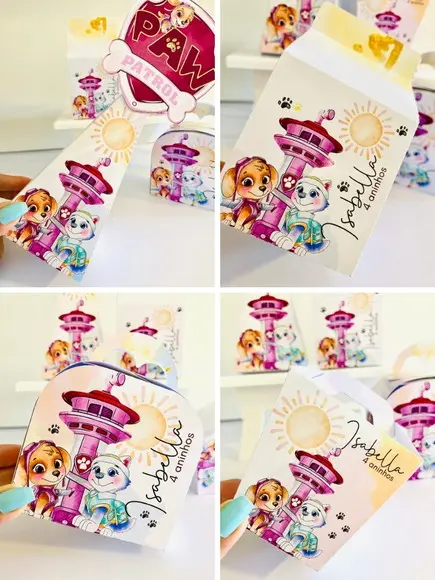 Lembrancinhas Personalizadas Patrulha Canina - 20 Pçs