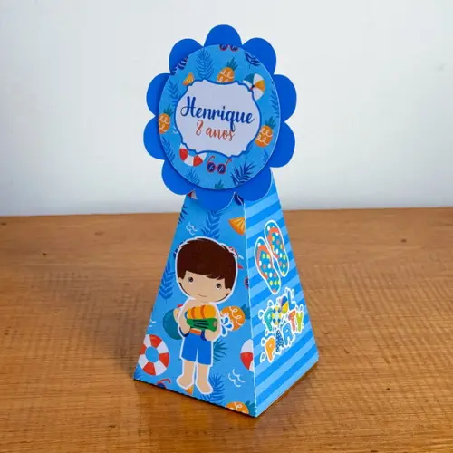 Lembrancinhas Personalizadas Pool Pary - Menino - 30 Pçs