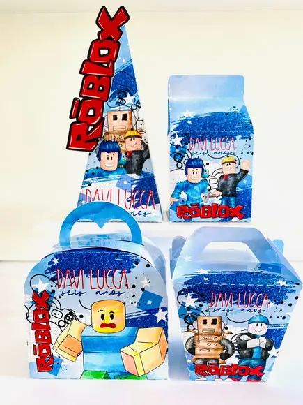 Lembrancinhas Personalizadas Roblox - 40 Pçs