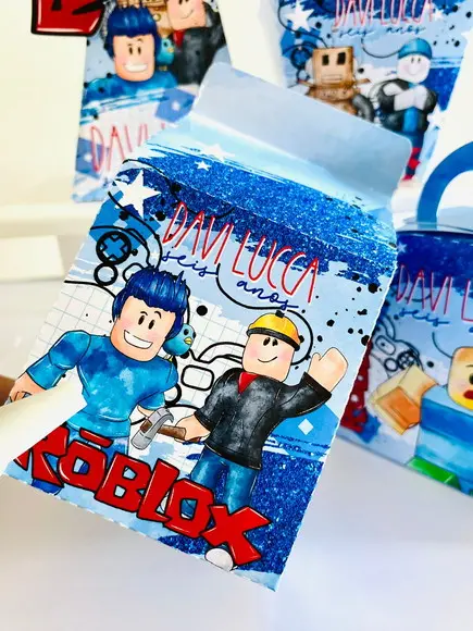 Lembrancinhas Personalizadas Roblox - 20 Pçs