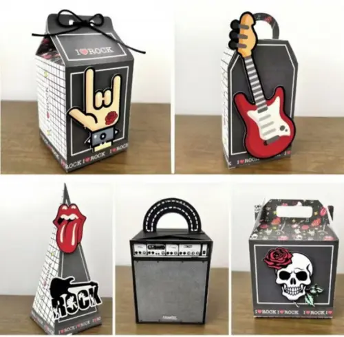 Lembrancinhas Personalizadas Rock - Md - 15 Pçs