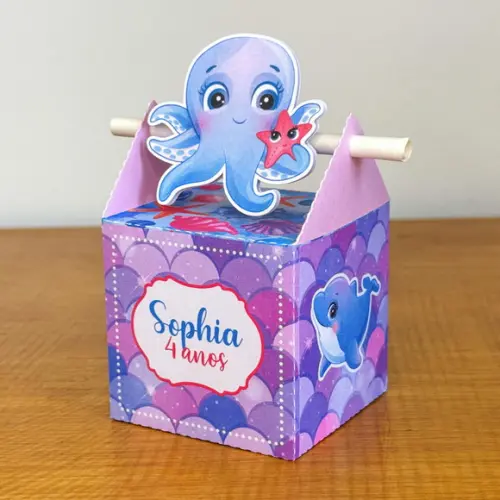 Lembrancinhas Personalizadas Sereia - 15 Pçs