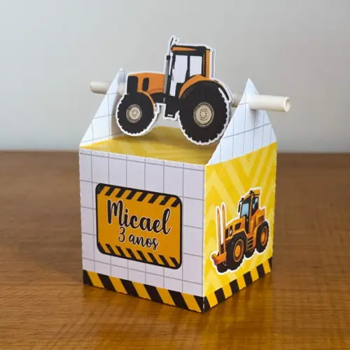 Lembrancinhas Personalizadas Trator - 20 Pçs