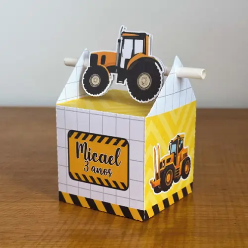Lembrancinhas Personalizadas Trator - 15 Pçs