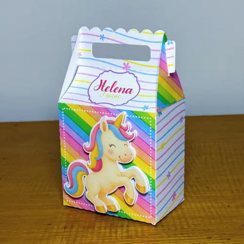 Lembrancinhas Personalizadas Unicornio - 20 Pçs