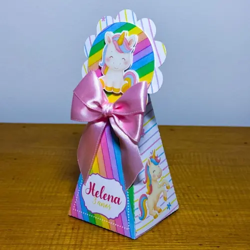 Lembrancinhas Personalizadas Unicornio - 40 Pçs